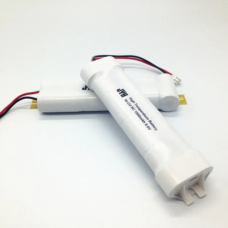 High Temperature AA Size 800mAh NiCd Battery Pack for Emergency Light