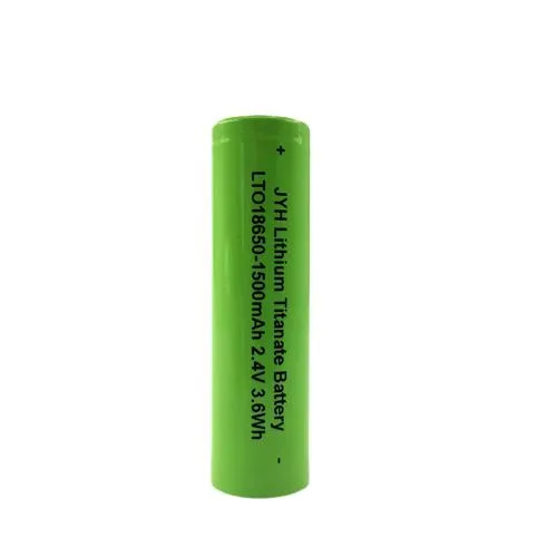 2.4V 1.5ah Lto18650 Low Temperature Battery