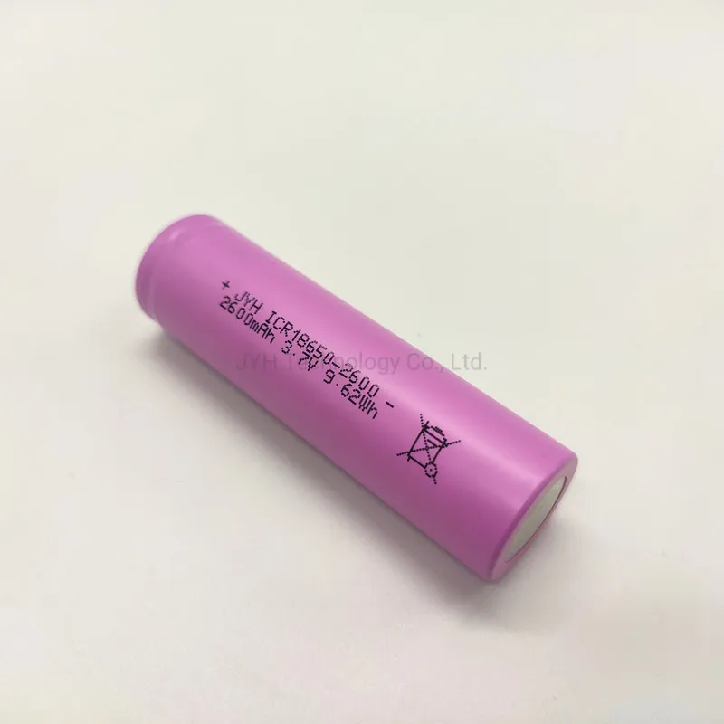 Icr18650-2600 Original 18650 Battery Cell 26f 3.7V Lithium Ion Battery