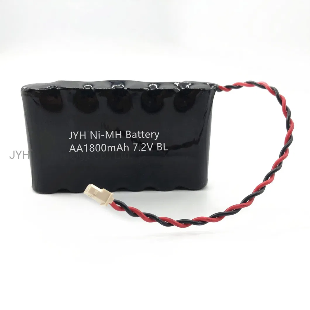 Haa1800-B6 Ni-MH AA 1800mAh 7.2V Rechargeable Battery Pack with UL/CE