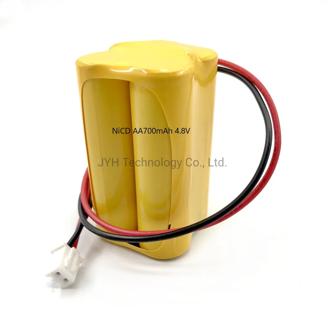 AA700 4.8V NiCd Rechargeable Battery Pack for Exit Sign/Emergency Lighting
