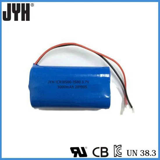 Icr18500-1500-1s2p Lithium Ion Battery Pack for Digital Camera
