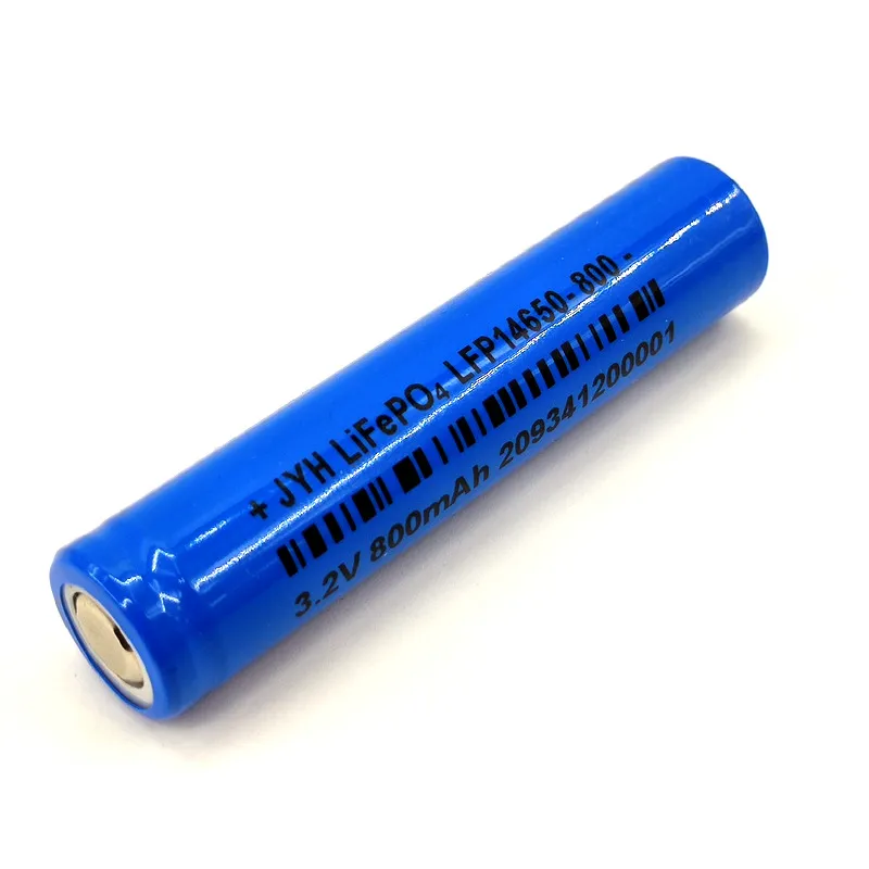 LiFePO4 14650 3.2V 800mAh LFP14650 Rechargeable Battery for Emergency Light