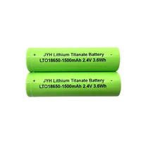 Wide Temperature Range Lto 18650 1500mAh Battery