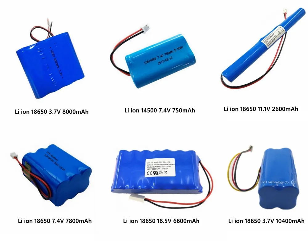 Jyh/OEM Icr18650-2600 2600mAh Certified Li-ion Battery Pack