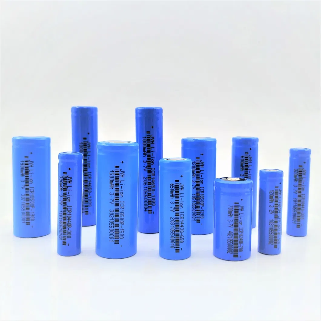 Certified Lithium Inr18500-1400 1s1p 3.7V 1400mAh Customized Li-ion Battery Pack