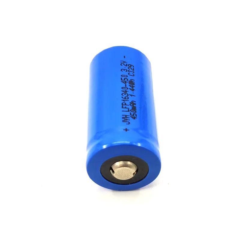 LFP16340 3.2V 450mAh Rechargeable LiFePO4 Battery with UL