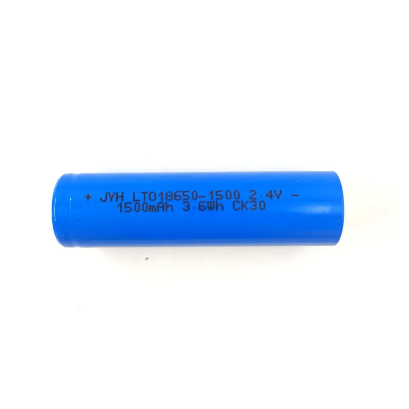 Lto18650-1500 Rechargeable Lithium Titanate Batteries