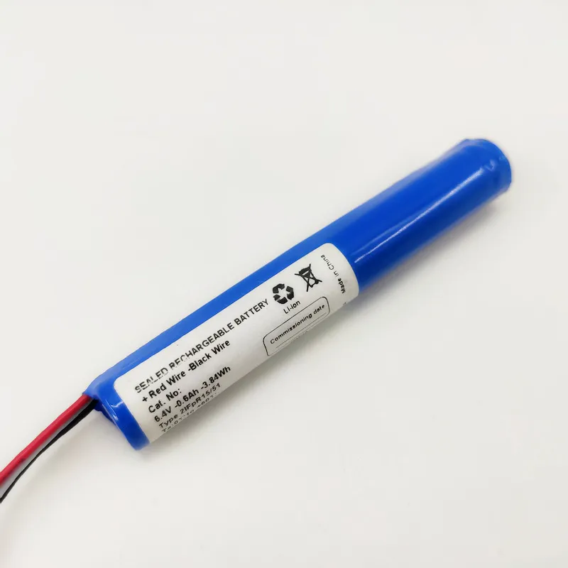 Emergency Light Unit 6.4V LFP14500-500 LiFePO4 Battery Pack