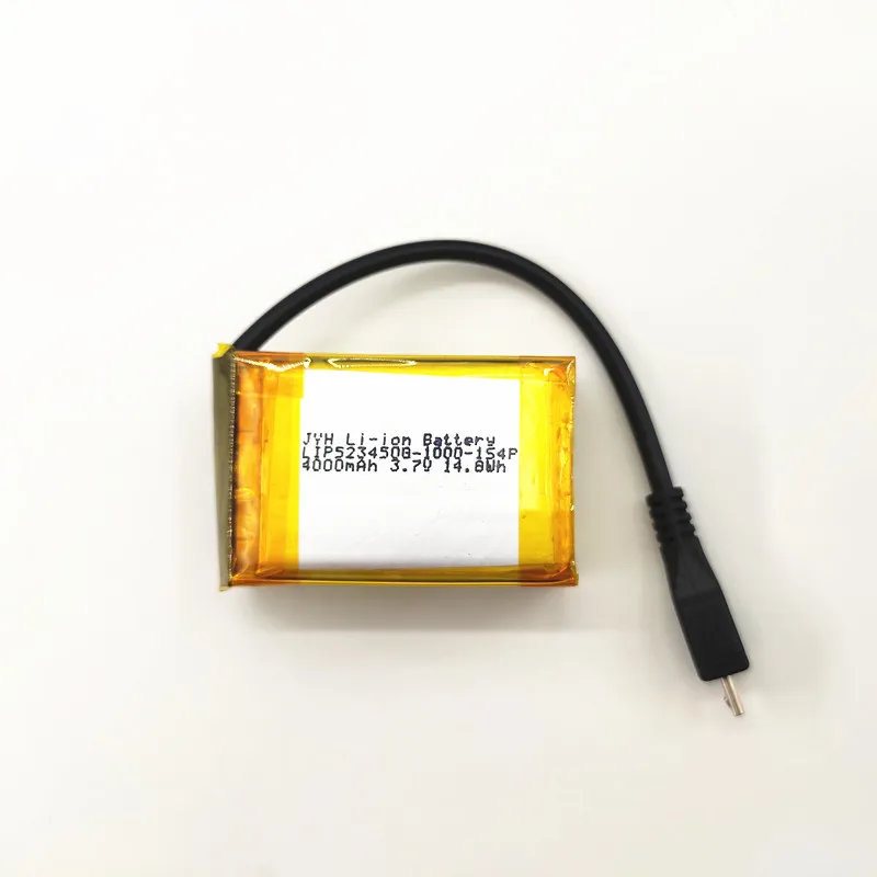 Lipo 503462 1200mAh 3.7V Li-Polymer Battery Pack with CB UL