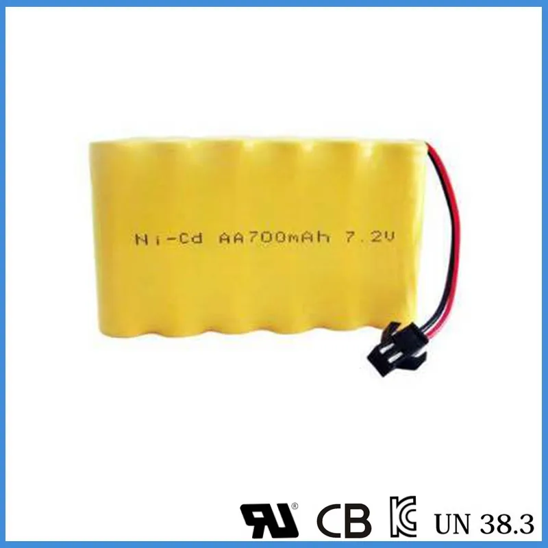 NiCd AA600-B2*2 4.8V Battery Pack for Emergency Lighting