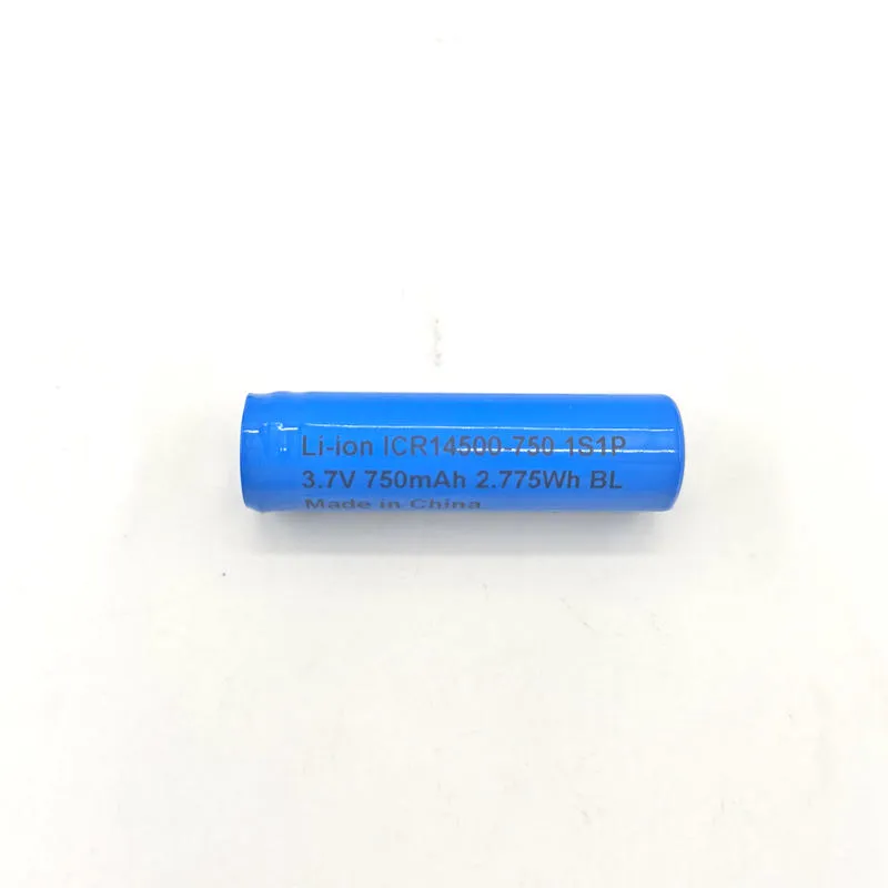 Icr14500-750 AA Rechargeable Lithium Ion Battery