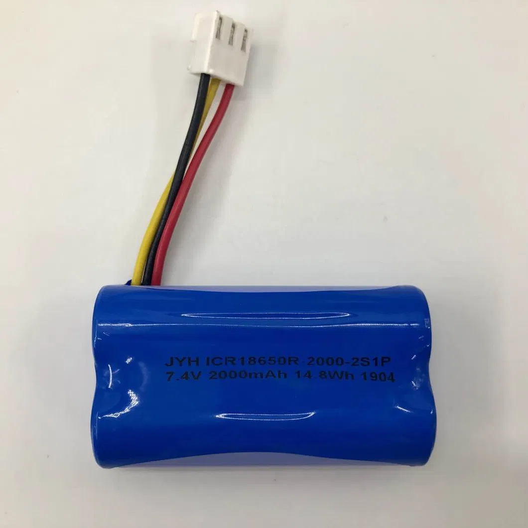 Inr18650r 2000mAh 7.4V Lithium Ion Battery Pack