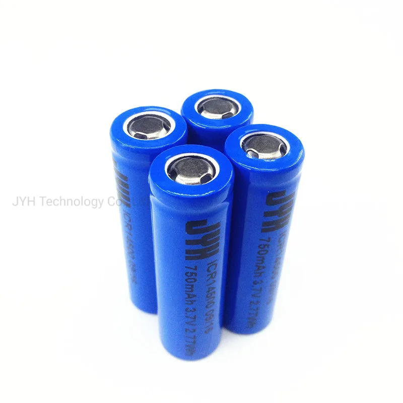 Icr14500-750 Li-ion Lithium Battery Cell From Source Factory