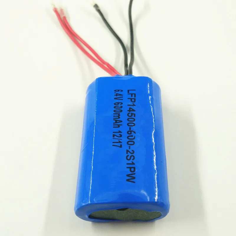 LiFePO4 14500 3.2V 500mAh Battery Lithium Ion Battery Pack