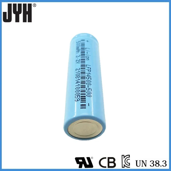 LiFePO4 14500 3.2V 500mAh Battery Lithium Ion Battery Pack