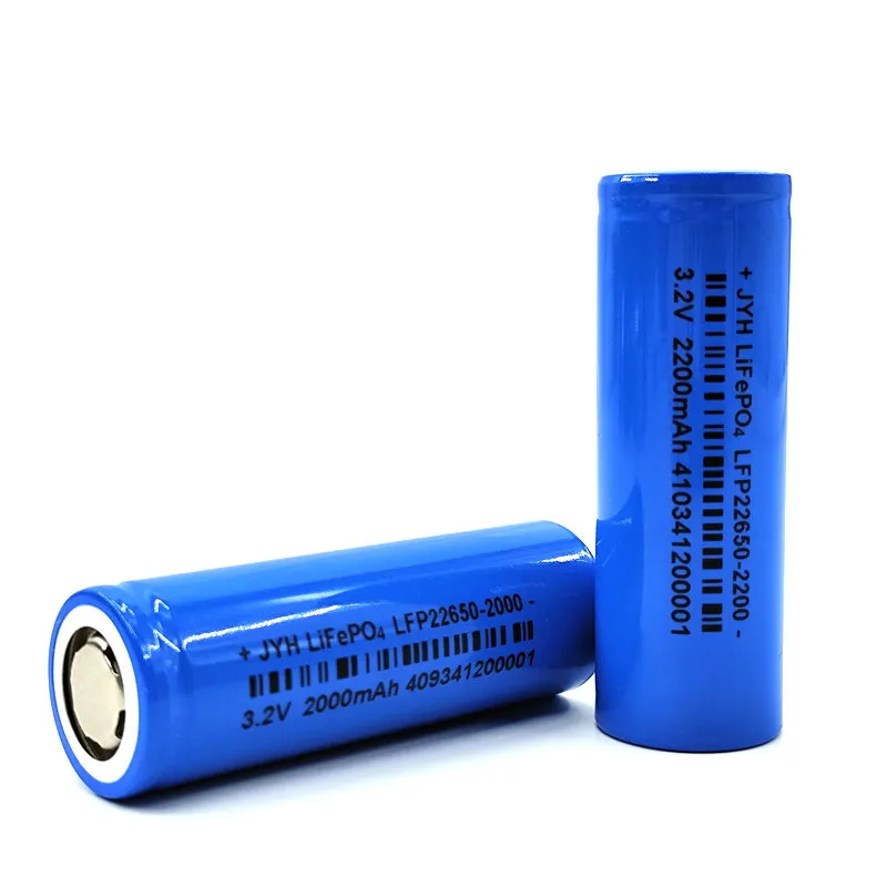 22650 2000mAh 3.2V LiFePO4 Lithium Ion Battery Pack