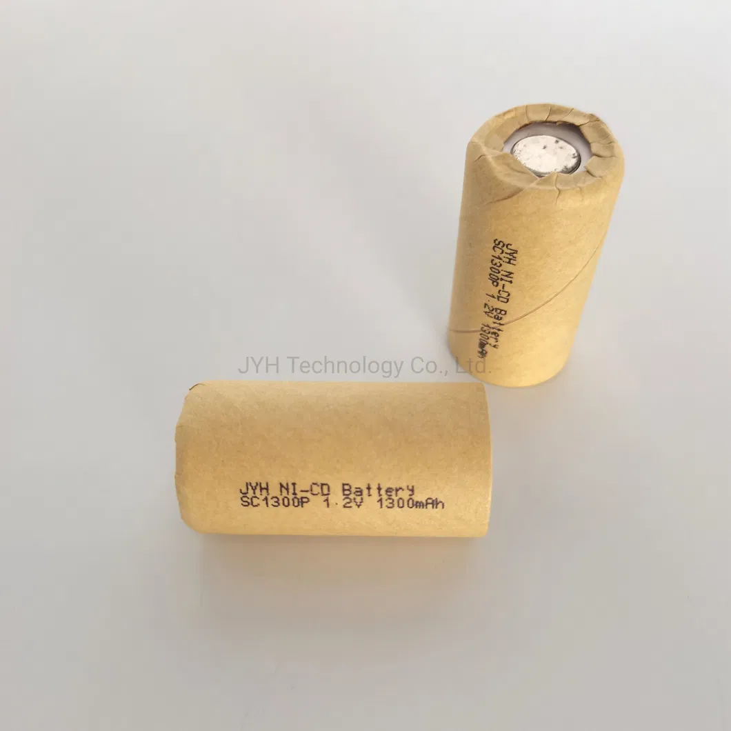 Sc1300p Sc 1300mAh 1.2V Cell NiCd Rechargeable Custom Battery Pack