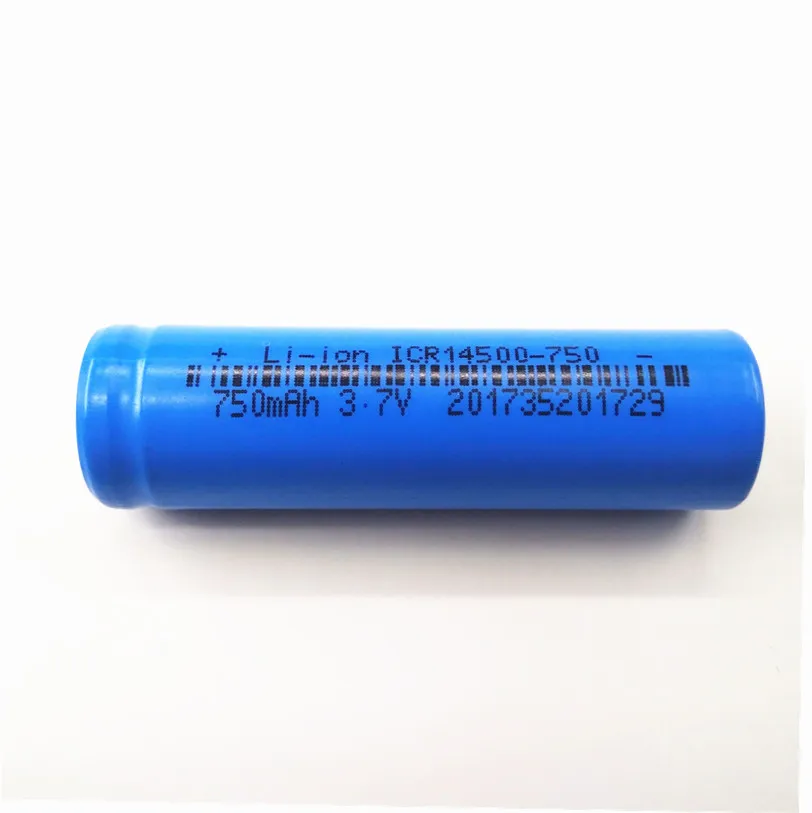 Rechargeable AA 14500 750mAh 3.7V Li-ion Battery