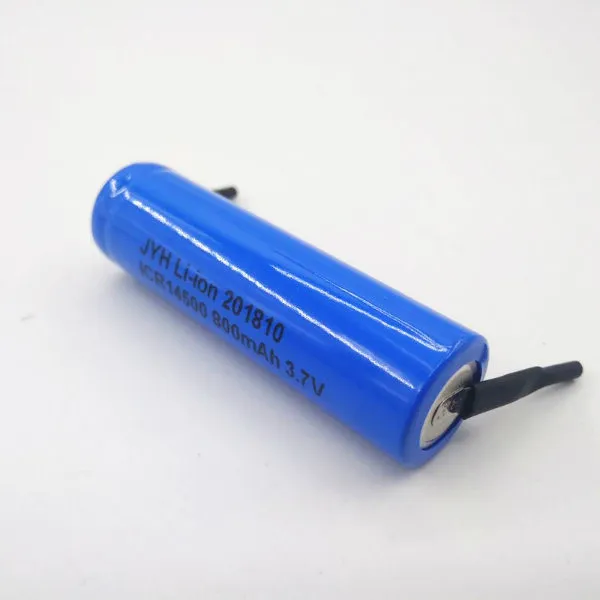 3.7V Icr14500 750mAh Electric Shaver Li-ion Battery