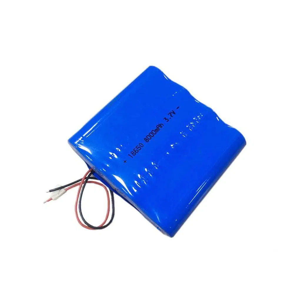 8000mAh 3.7V Lithium Ion Battery Inr18650 1s4p Battery Pack