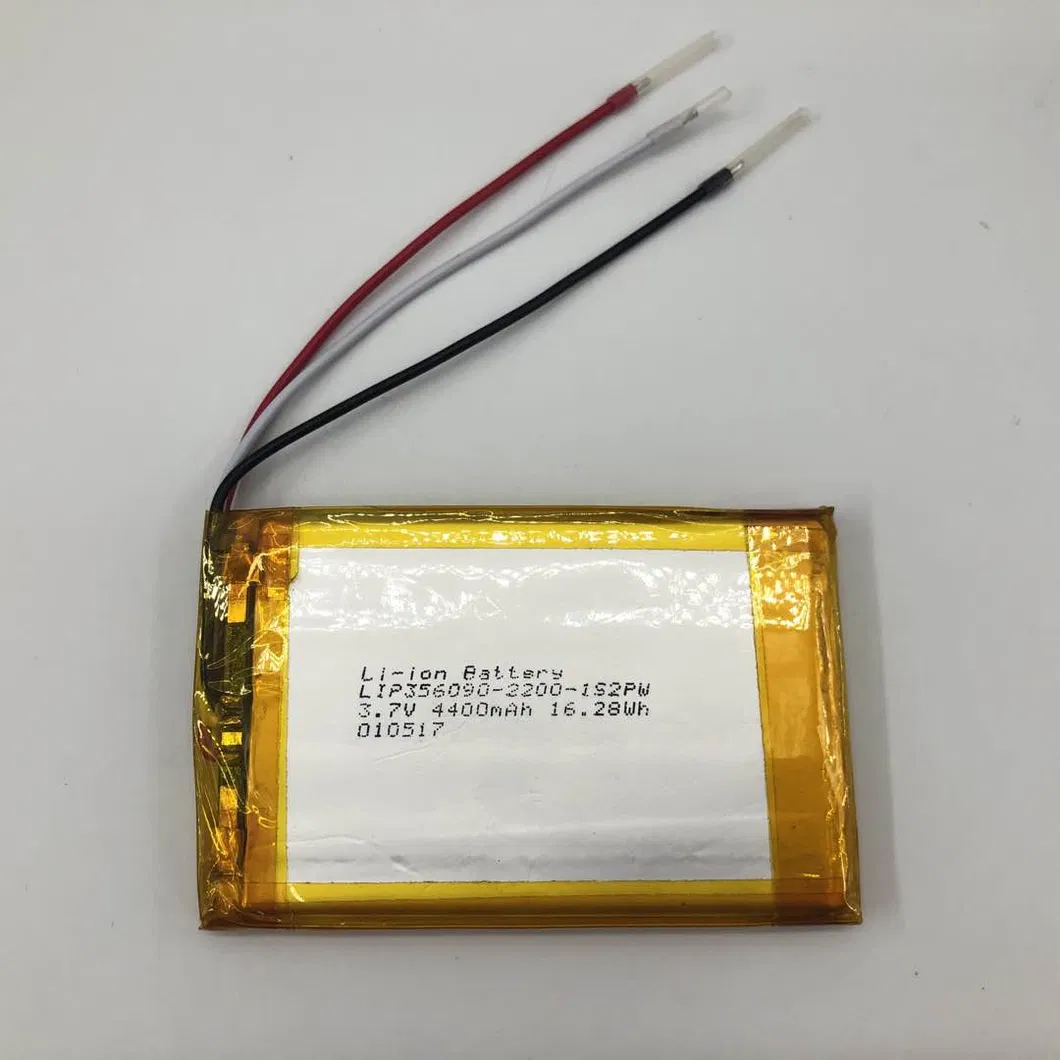 Lipo 356090-2200mAh 1s2p 4.4ah 3.7V Lithium Polymer Battery Pack