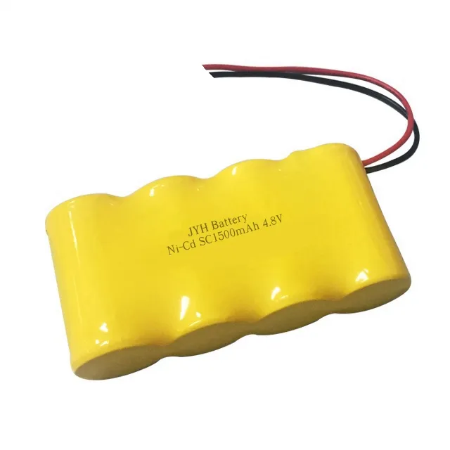 Nickel Cadmium Sc 1500mAh 4.8V Ni-CD Battery for Cleaning Robot