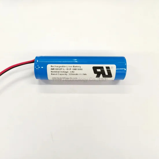 Inr18650-3400-1s1p 3.6V 3400mAh UL Certificated Rechargeable Customize Original Battery Pack