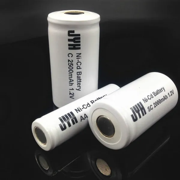 NiCd Battery AA 2.4V 500mAh Battery Pack