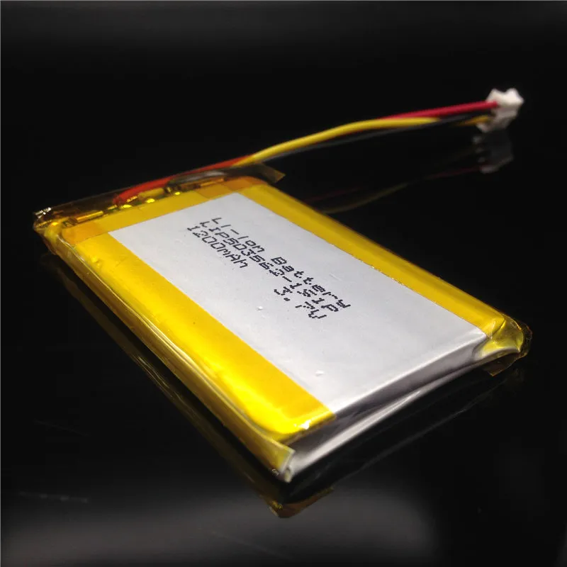 Lipo 503462 1200mAh 3.7V Li-Polymer Battery Pack with CB UL