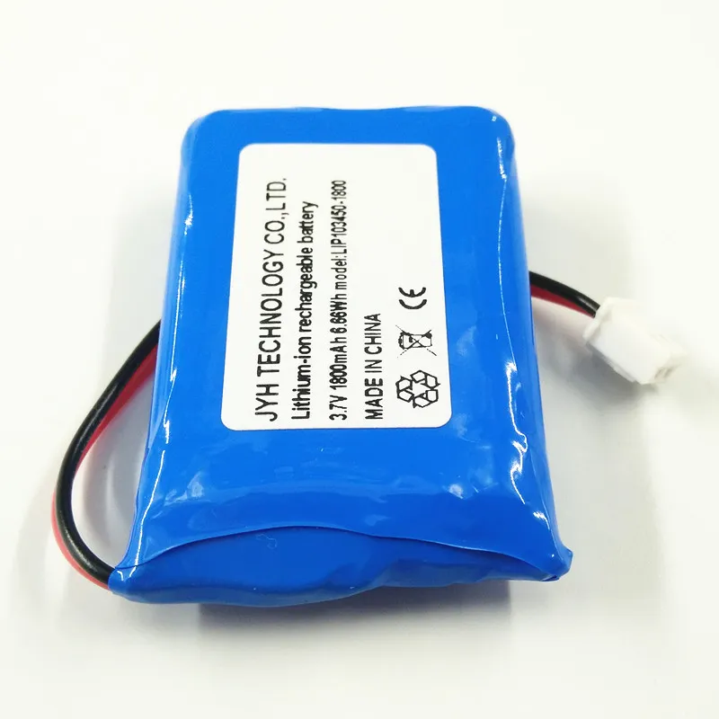 Li Ion 103450 3.7V 1800mAh Lithium Polymer Battery