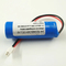 Certified Lithium Inr18500-1400 1s1p 3.7V 1400mAh Customized Li-ion Battery Pack