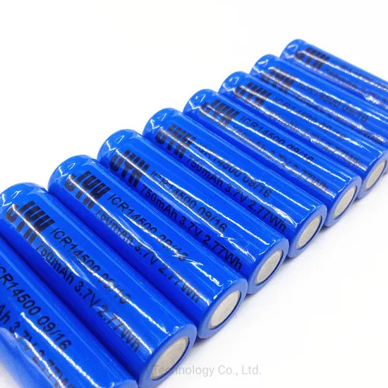 Icr14500-750 Li-ion Lithium Battery Cell From Source Factory