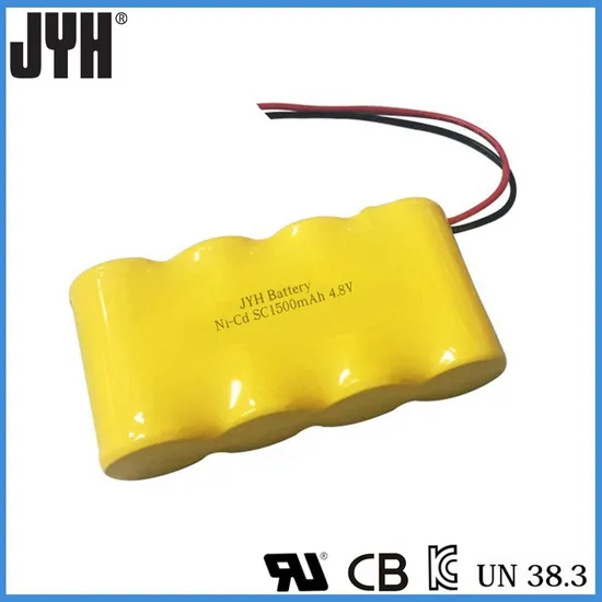 Ni-CD Sc1500mAh 4.8V Nickel Cadmium Battery Pack for Electric Tools