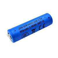 Icr14500 3.7V 800mAh Rechargeable Lithium Iron Battery