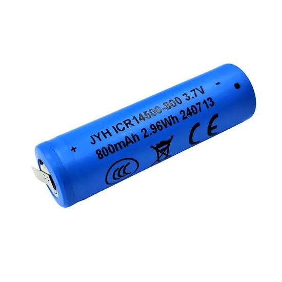 Icr14500 3.7V 800mAh Rechargeable Lithium Iron Battery