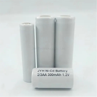 2/3AA300 3.6V AA Size Ni CD Rechargeable Batteries for Solar Lights