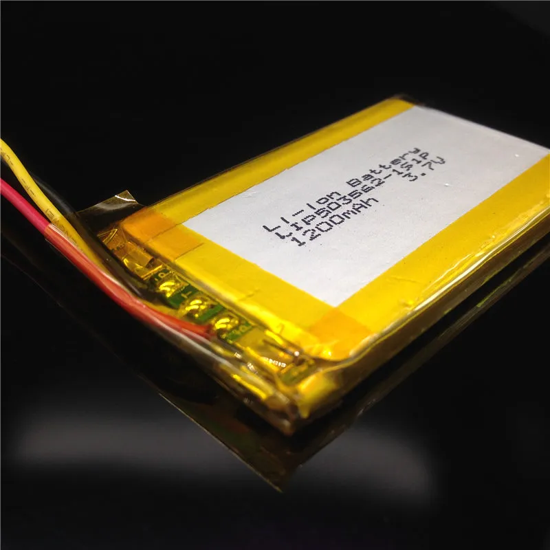 Lipo 503462 1200mAh 3.7V Li-Polymer Battery Pack with CB UL