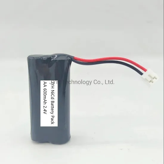 NiCd AA 600mAh 2.4V Battery Pack for Cordless Phone