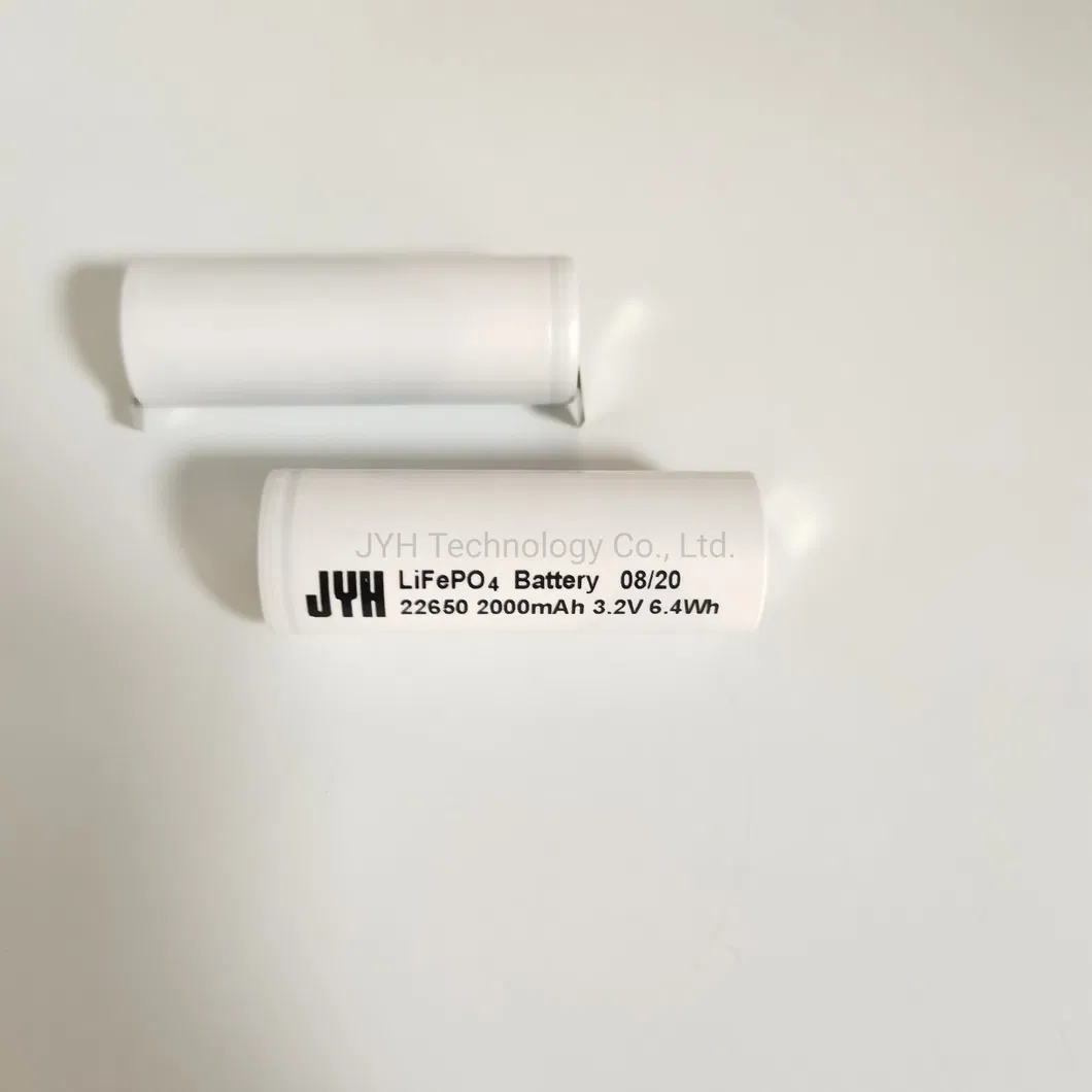 LFP22650-2000s Rechargeable Cell 2000mAh 22650 3.2V LiFePO4 Battery