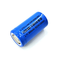 Rechargeable Lithium Battery Icr18350 900mAh 3.7V Cylindrical Li-ion Battery