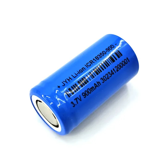 Rechargeable Lithium Battery Icr18350 900mAh 3.7V Cylindrical Li-ion Battery