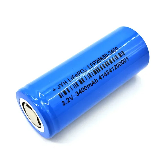 Low Temperature 3.2V 3000mAh/3200mAh/3400mAh LFP26650 Rechargeable Lithium Battery