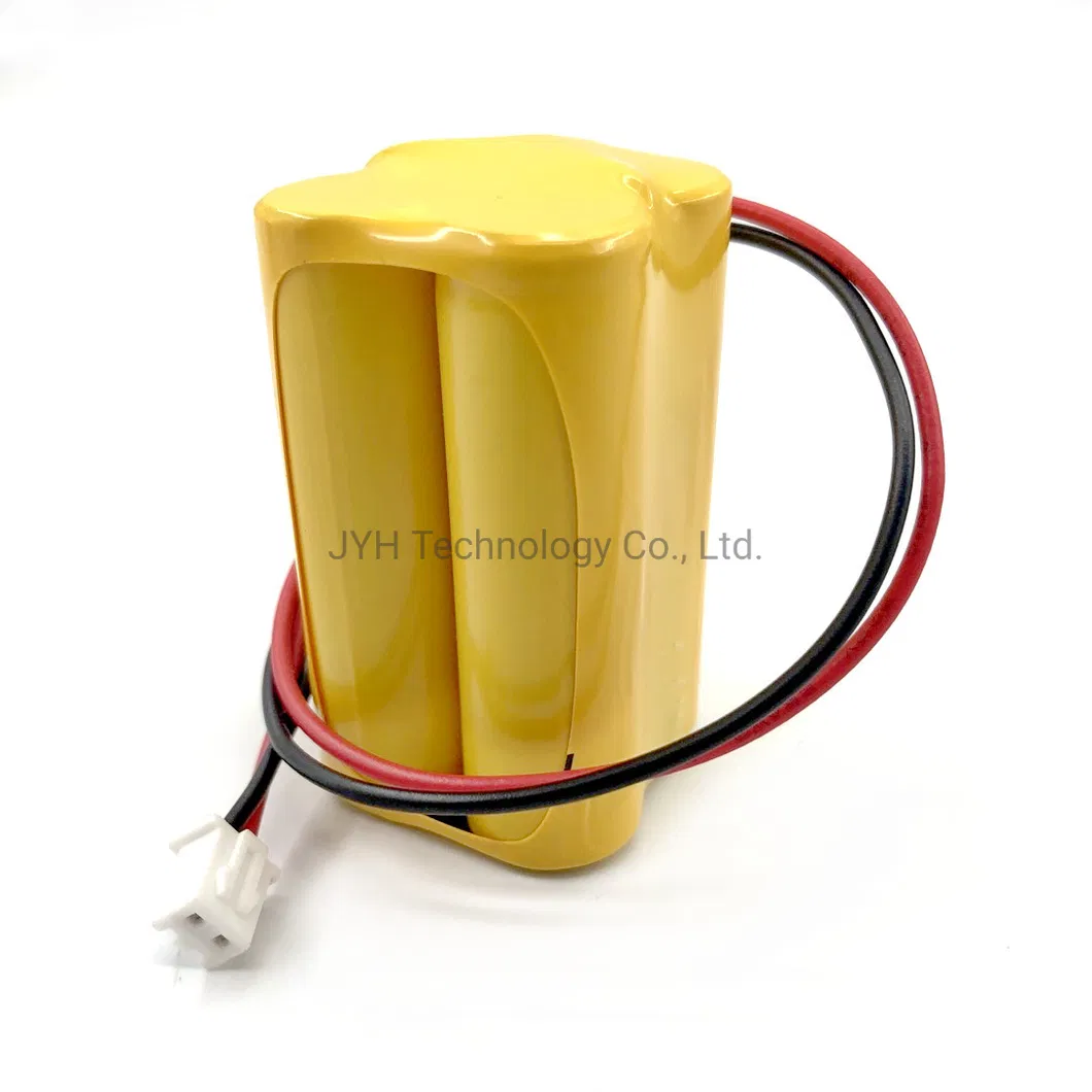 High Temperature AA Size NiCd Battery Pack AA800 4.8V for Emergency Lighting