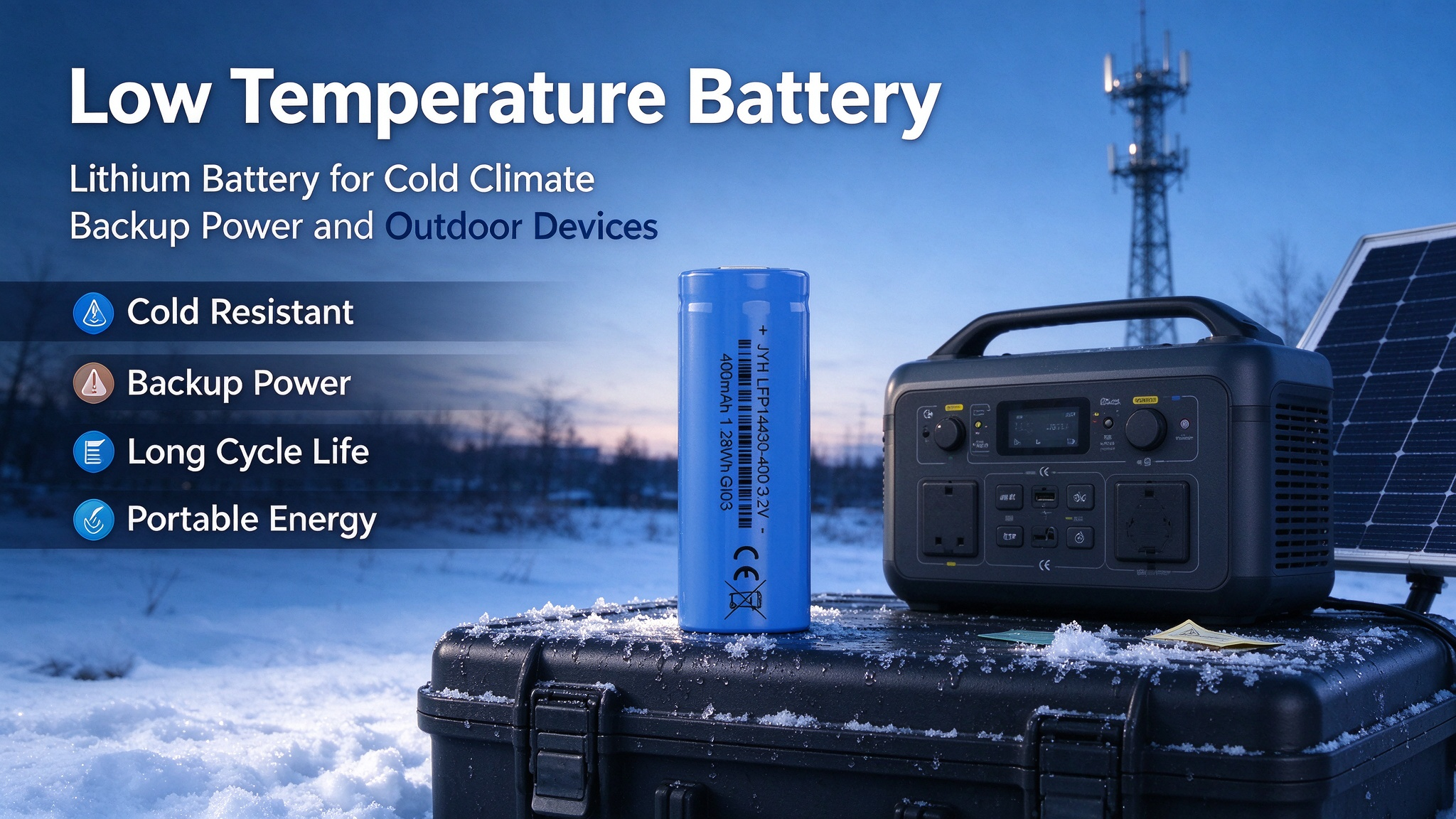 Cold Chain LiFePO4 battery 
