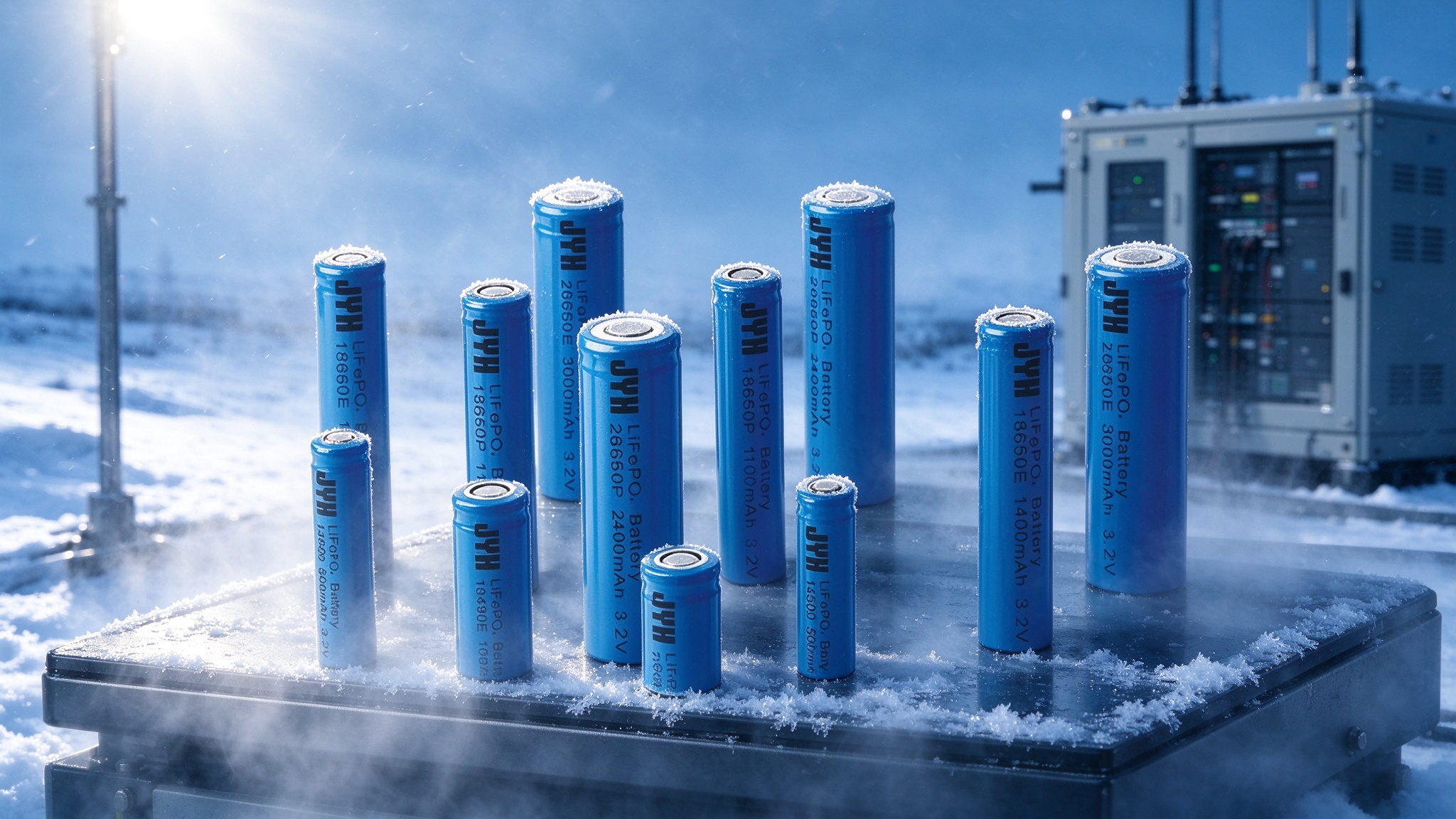  GPS Solar tracker low temperature LiFePO4 battery 