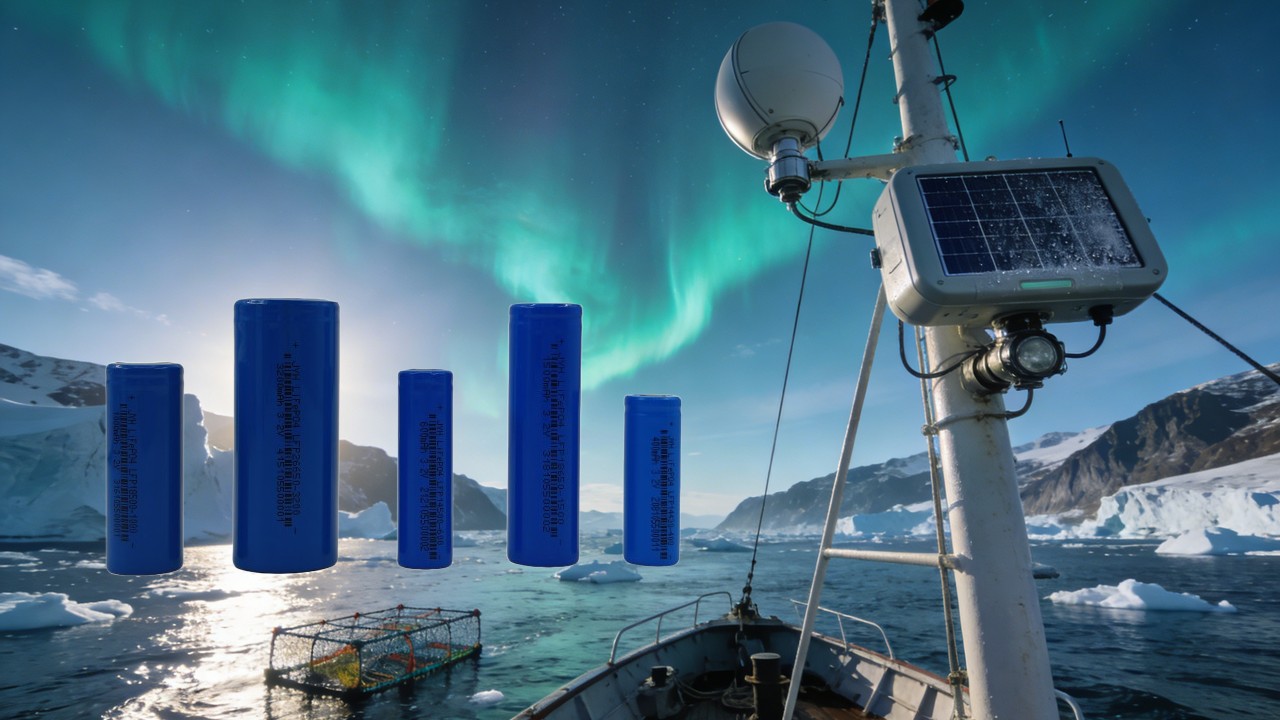 GPS Solar tracker low temperature LiFePO4 battery